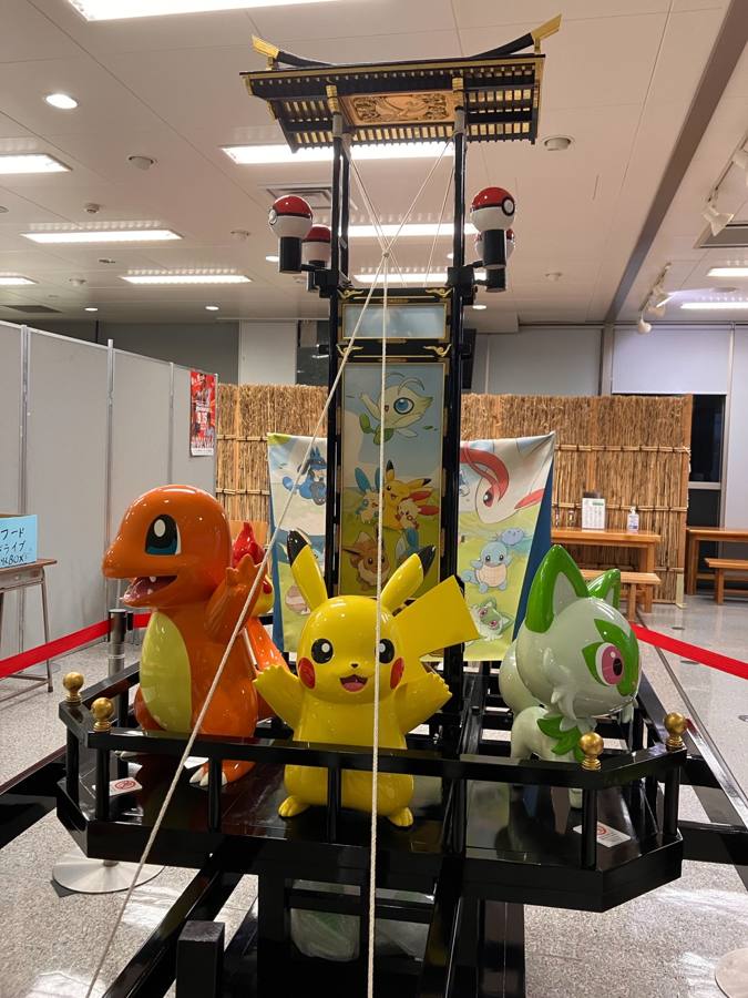ポケモン神輿風ディスプレイ